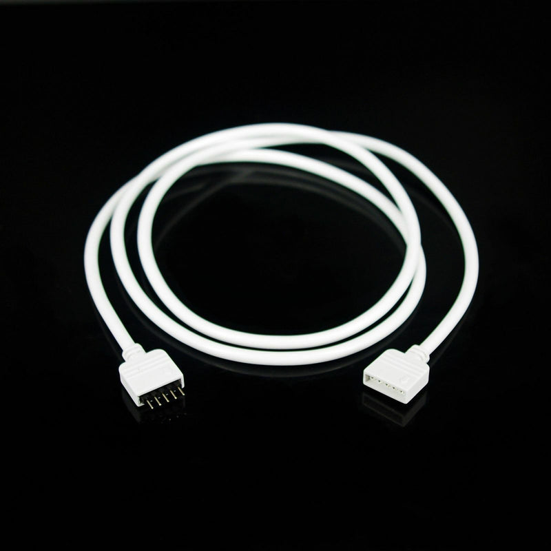 1m 5Pin Extension Wire Cable Cord Connector For RGB LED Strip Lights