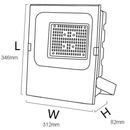 35W/50W/100W/150W/200W Floodlight Cool White IP66 LED Flood - TRYPER LED LIGHTING