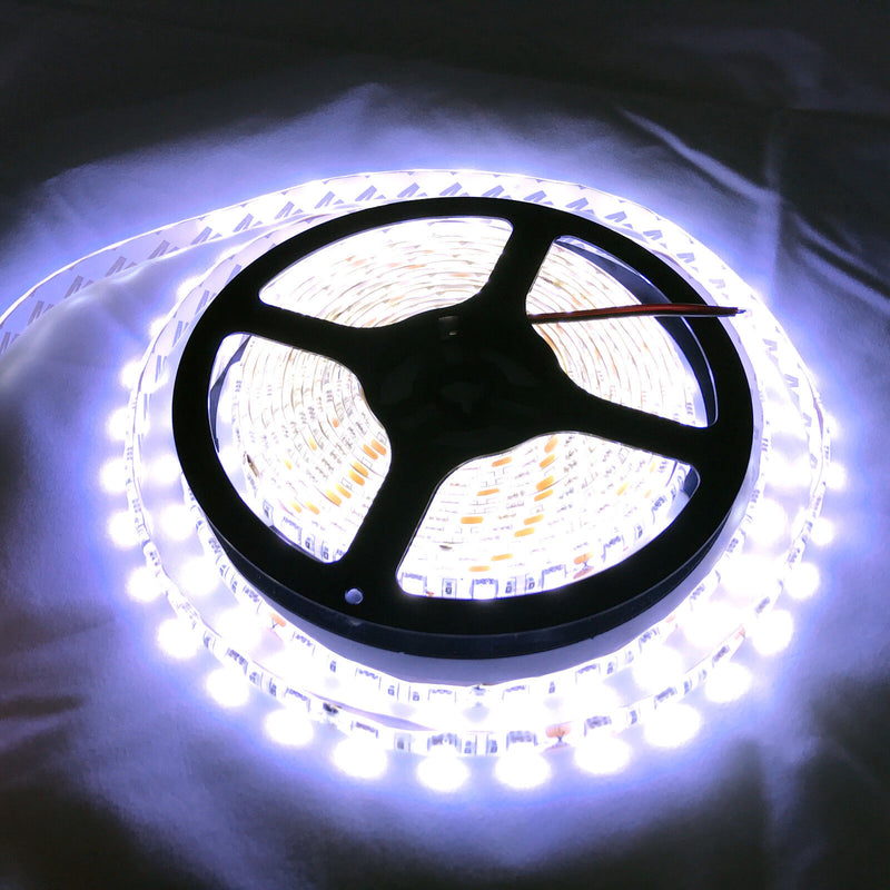 Waterproof Cool White 12V 5M 5050 SMD 300 LED Led Strip Lights 6500K