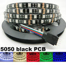 Waterproof 5050 RGB 5M 300 LED Strip Light 12V 24 KEY IR Controller Black Board - TRYPER LED LIGHTING