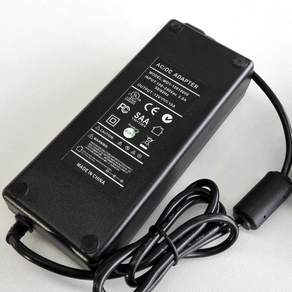 12V DC 10A SAA Power Supply Charger Transformer 3528 5050 LED Strips Adapter