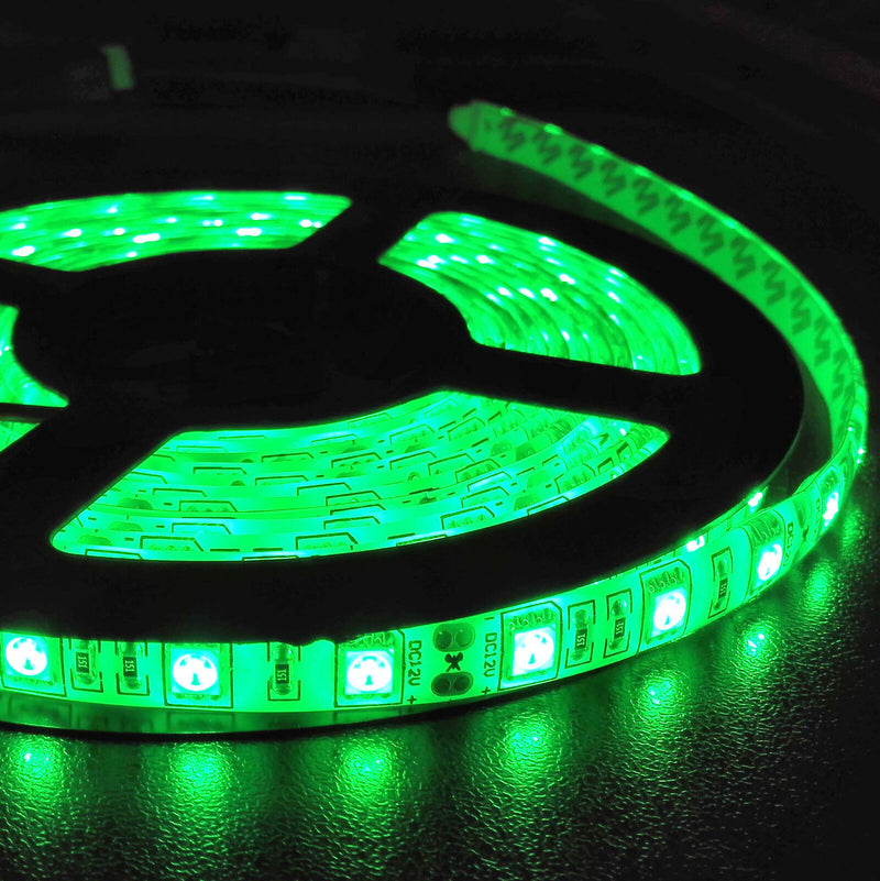 Waterproof Green 12V 5M 5050 SMD 300 LED Led Strip Lights