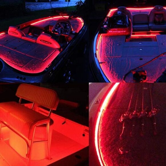 Waterproof Red12V 5M 2835 SMD 300 LED Led Strip Lights