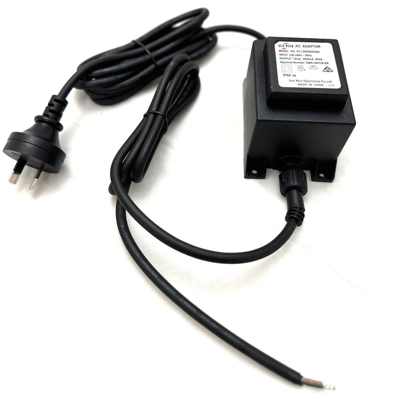 IP68 Waterproof Transformer Power Supply Adapter AC 12V LED Garden Light Driver