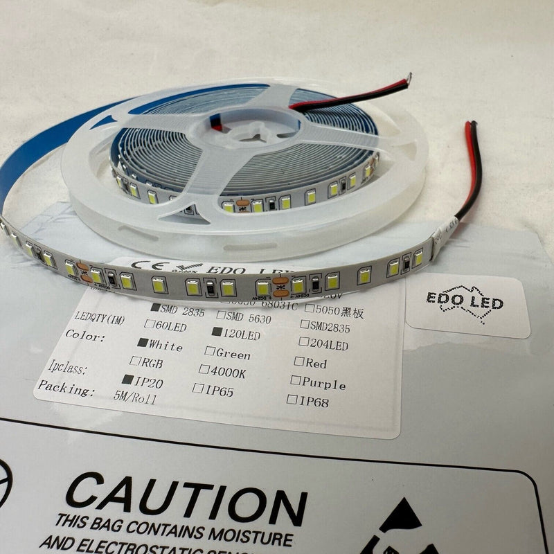 DC 24V5M 2835 600 LEDS Cool White SMD LED Strips Led Strip Lights